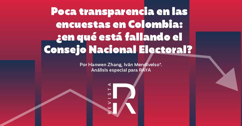 Poca transparencia en las encuestas en Colombia: ¿en qué está fallando el Consejo Nacional Electoral? 