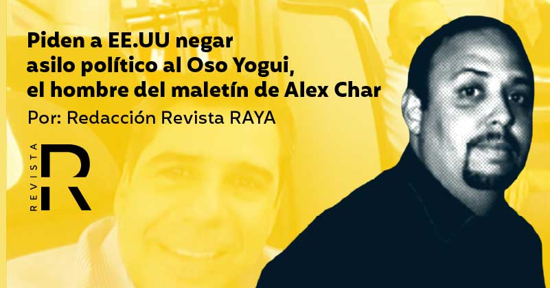 Piden a EE.UU negar asilo político al Oso Yogui, el hombre del maletín de Alex Char 