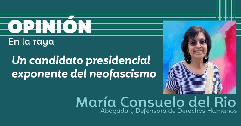 Un candidato presidencial exponente del neofascismo