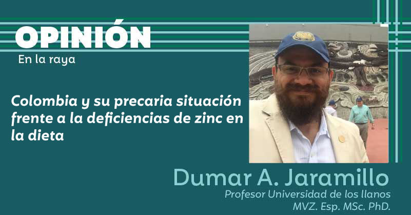 Colombia y su precaria situación frente a la deficiencias de zinc en la dieta