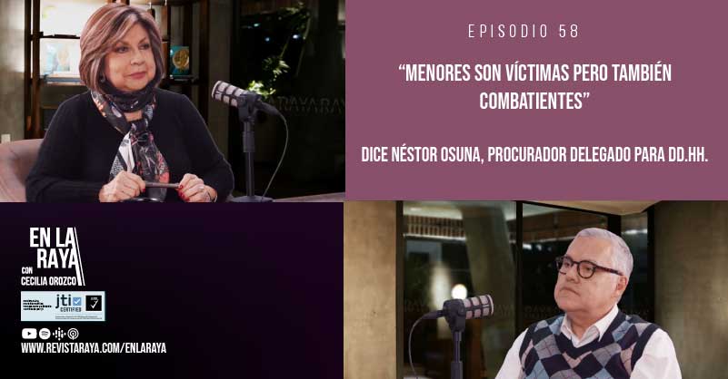 “Menores son víctimas pero también combatientes”