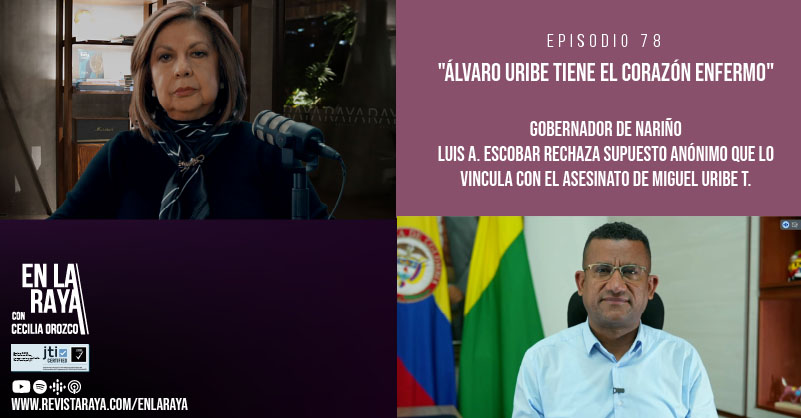 "Álvaro Uribe tiene el corazón enfermo": gobernador de Nariño