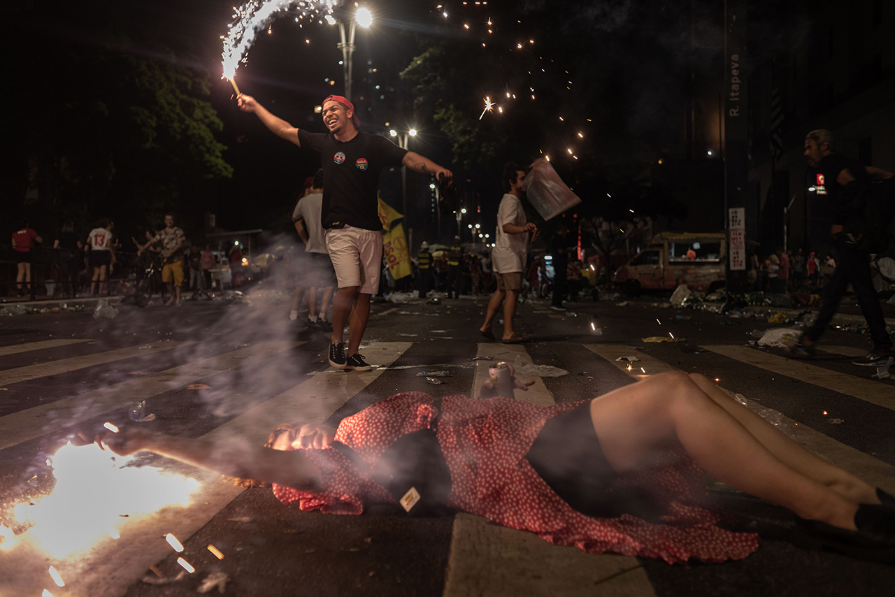 BRAZIL ELECTIONS COUNTING STREETS 8666