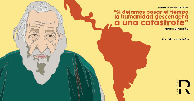 “Si dejamos pasar el tiempo la humanidad descenderá a una catástrofe": Noam Chomsky