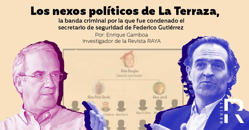 La Terraza, la banda criminal por la que fue condenado el secretario de seguridad de Federico Gutiérrez