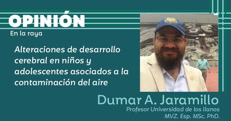 Alteraciones de desarrollo cerebral en niños y adolescentes asociados a la contaminación del aire